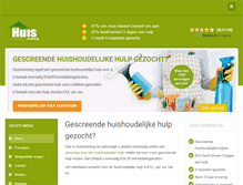 Tablet Screenshot of huiscleaning.nl